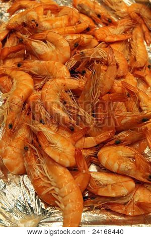 Świeżych krewetek