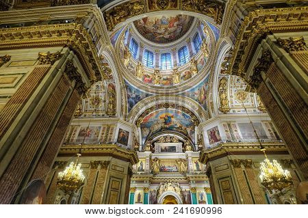 Interior Of Saint Isaac Cathedral