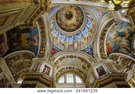 Interior Of Saint Isaac Cathedral