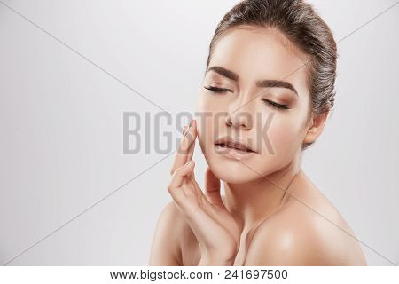 Close Up Photo Of Beautiful Girl