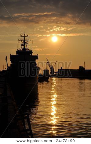 Východ slunce v Liepaja