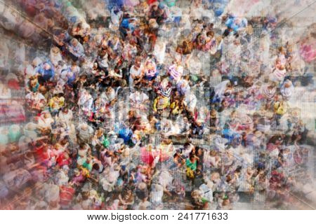 General Data Protection Regulation Gdpr Concept. Blurry Background For Web Site Design, Defocus Crow