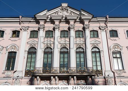 Stroganov Palace, View From The Embankment Of The Moika River.