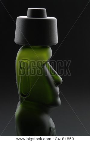 Testa Moai Bottle