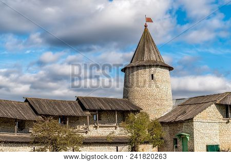 View Of The Pskov Krom Or Pskov Kremlin, Russia