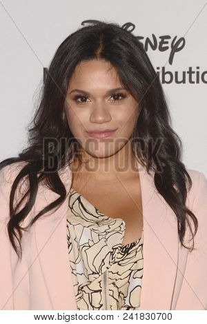 LOS ANGELES - MAY 20:  Justina Adorno at the Disney ABC International Upfront at the Walt Disney Studios on May 20, 2018 in Burbank, CA