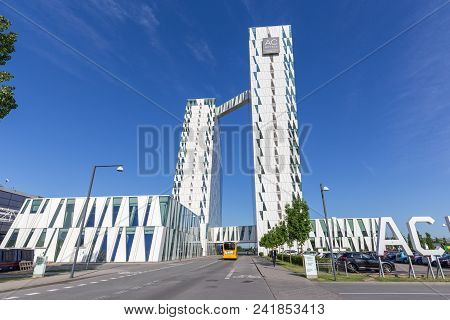 Copenhagen, Denmark - May 22, 2018: Ac Bella Sky Hotel, Convention And Congress Center In Orestad Di