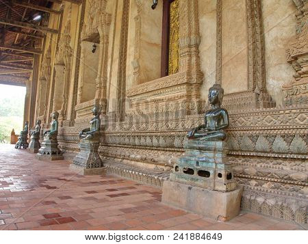 Wat Si Muang Or Simuong Is A Buddhist Temple Located In Vientiane, The Capital Of Laos. Travel In 20