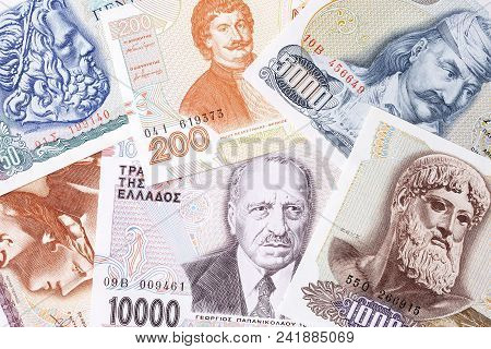 Greek Money, A Business Background With Drachma