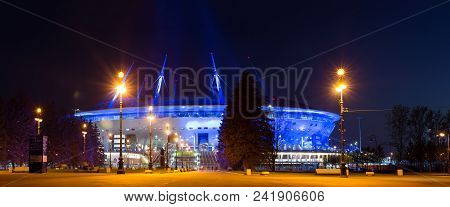 St.petersburg, Russia - 14 May, 2018: 21st Fifa World Cup 2018. Stadium Zenit Arena, Football Stadiu