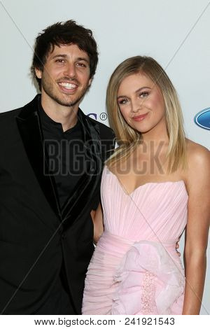 LOS ANGELES - MAY 22:  Morgan Evans, Kelsea Ballerini at the Gracies at the Beverly Wilshire Hotel on May 22, 2018 in Beverly Hills, CA