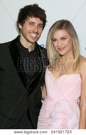 LOS ANGELES - MAY 22:  Morgan Evans, Kelsea Ballerini at the Gracies at the Beverly Wilshire Hotel on May 22, 2018 in Beverly Hills, CA