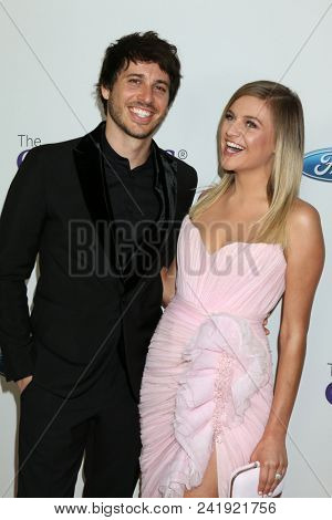 LOS ANGELES - MAY 22:  Morgan Evans, Kelsea Ballerini at the Gracies at the Beverly Wilshire Hotel on May 22, 2018 in Beverly Hills, CA