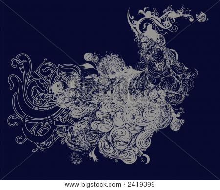 Schmetterling-Affekt-Illustration