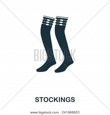 Stockings Icon. Flat Style Icon Design. Ui. Illustration Of Stockings Icon. Pictogram Isolated On Wh