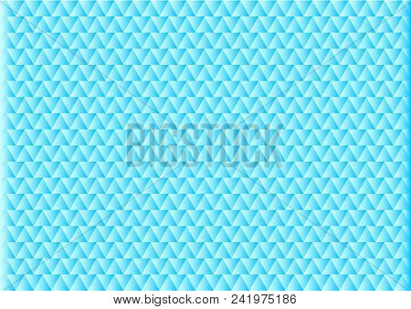 Abstract, Background, Triangles With Blue Gradient. Vrctor Illustration