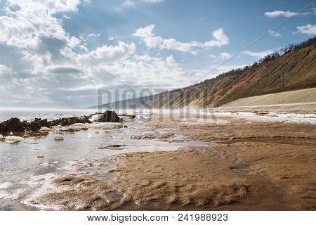 A Misty Autumn Morning On The Snowy Shore