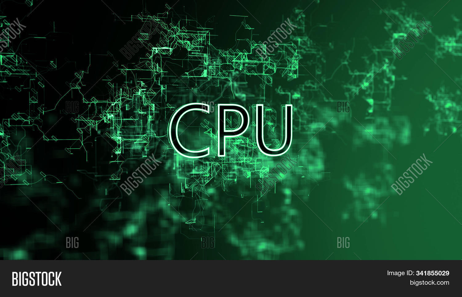Digital Network. Text Image & Photo (Free Trial) | Bigstock