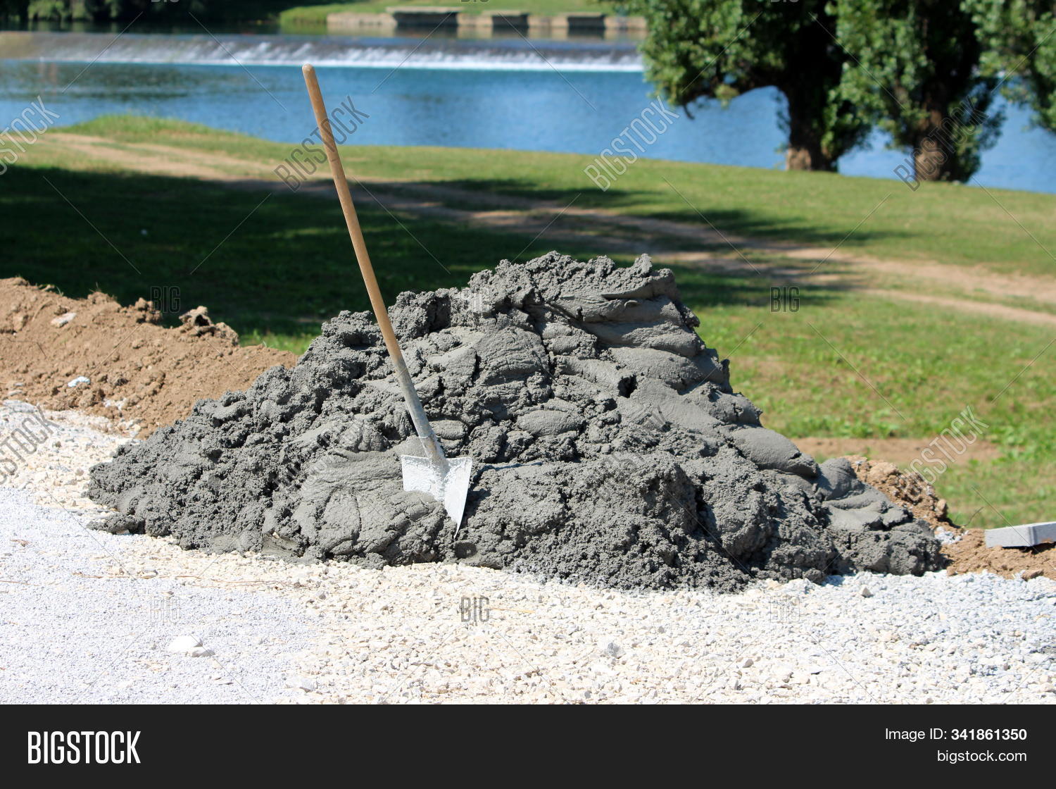 Cement Covered Shovel Image & Photo (Free Trial) | Bigstock