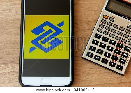 Rio De Janeiro, Brazil - December 22, 2019: Banco Do Brasil Logo On The Mobile Screen. It Is A Brazi