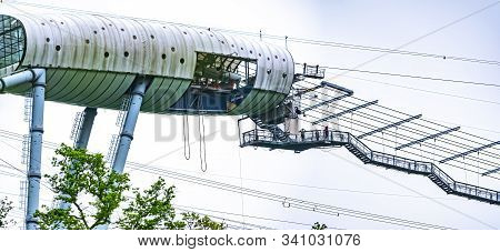 Sochi, Russia - May, 08, 2019: The Longest Pedestrian Suspension Bridge In The World In Skypark Aj H