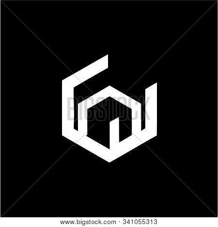 Simple Nw, Nm, Ntu Initials Geometric Company Logo