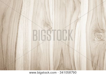 Old Wood Plank Brown Texture For Decoration Background. Wooden Wall All Antique Cracking Furniture P