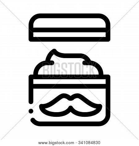 Shaving Cream Container Icon Vector. Outline Shaving Cream Container Sign. Isolated Contour Symbol I