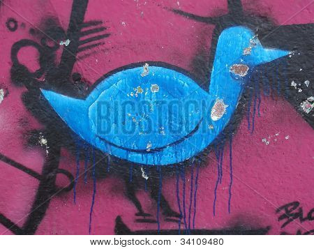Graffiti-Vogel