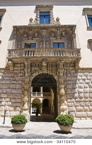 Della Marra palace. Barletta. Puglia. Italien.