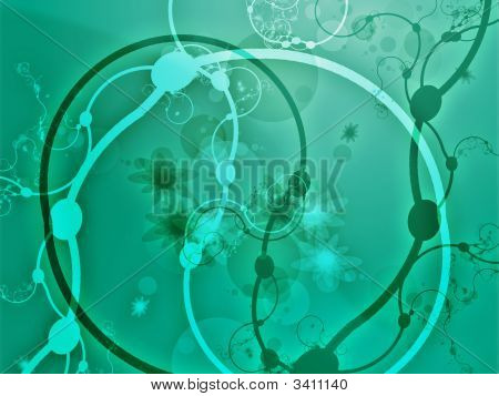 Swirly Floral Grunge
