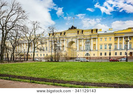 Senate Building In The  Saint Petersburg. Russia.