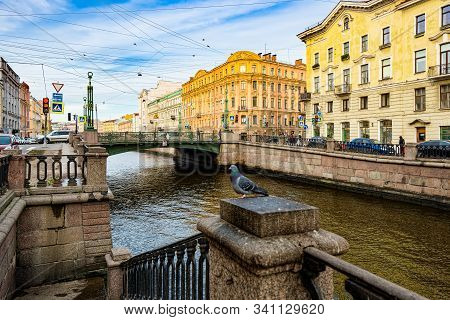 Canal Gribobedov. Urban View Of Saint Petersburg. Russia.