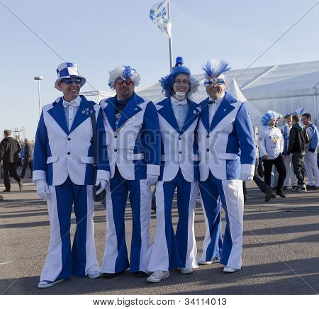 Eishockey-Fans in der Eishockey-Weltmeisterschaft 2012 in Finnland