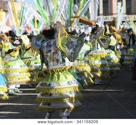 Chucuito, Puno, Peru - October 16, 2012: The Famous 