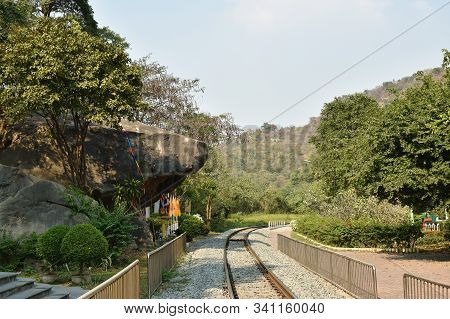 Saraburi Thailand December 23, 2019 : Pha Sadet Railway Station In 1896 King Chulalongkorn The Great