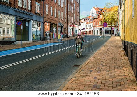 Street Life In Odense.