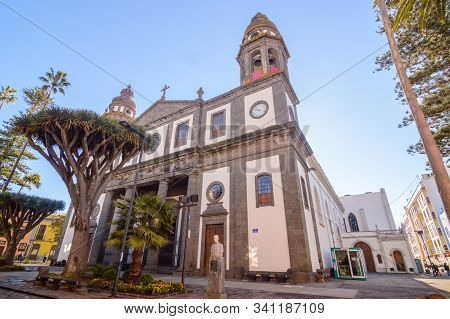Cathedral Of San Cristobal De La Laguna Neogotico In Its Main And Neoclassical Corps In The Remedios
