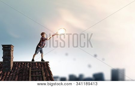 Playing big games. Mixed media