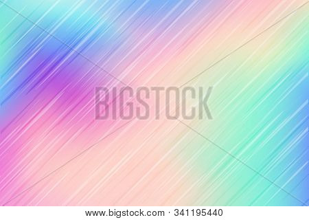 Holographic Texture Cool Gradient Vector Design. Hologram Texture Gradient Party Poster Background. 