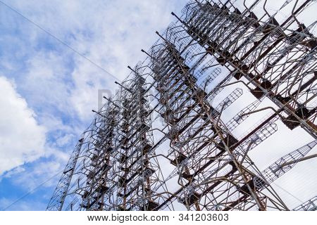 Former military Duga radar system in Chernobyl Exclusion Zone, Ukraine