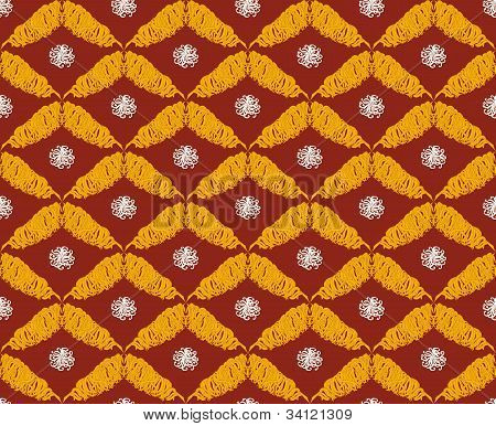 Seamless Pattern In stile orientale