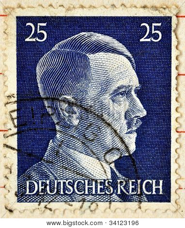 Adolf Hitler บนแสตมป์