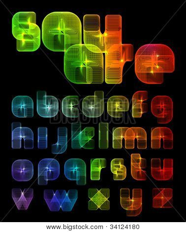 Vector Alphabet Set