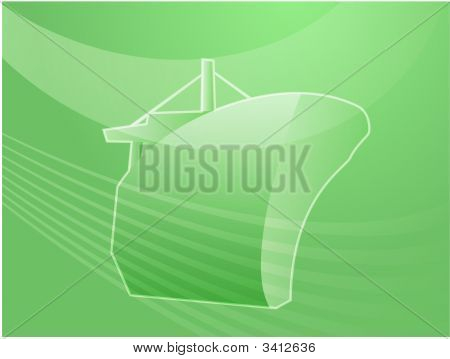 Skibet Naval Transport Illustration