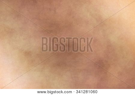 Abstract Modern Painting . Dry Brush Painted Paper , Canvas , Wall . Textured Background In Beige To