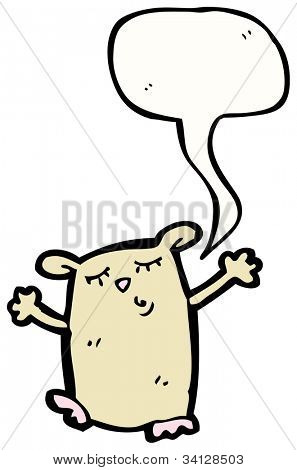 kreslený hampster