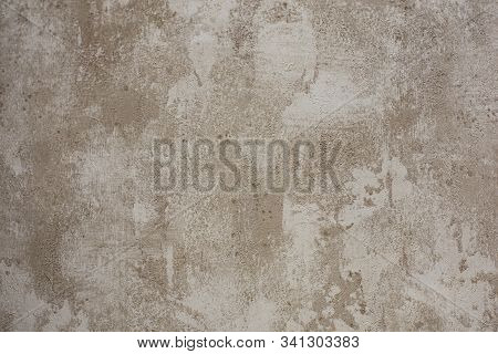 Beautiful Beige Texture For Background In The Form Of Plaster