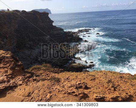 Panorama Della Costa Di Alghero Sardegna Italia