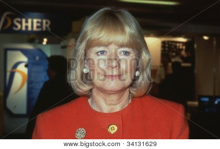 BRIGHTON, Engeland - 1 oktober: Ann Clwyd, Labour partij lid van het Parlement voor Cynon Valley, wonen